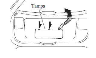 Quando For Impossível Abrir a Tampa do Compartimento de Bagagens